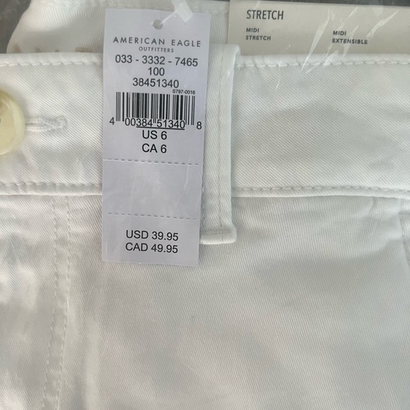 American Eagle midi shorts size 6 - Picture 2 of 2